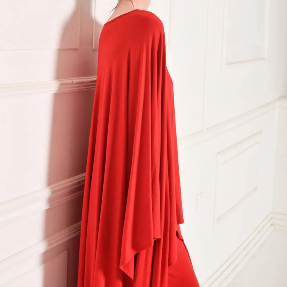 Aakasha  |Plain Long Oversized Bold Asymmetry Tunics