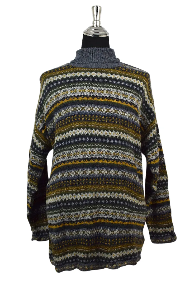 Abstract Pattern Knitted Jumper