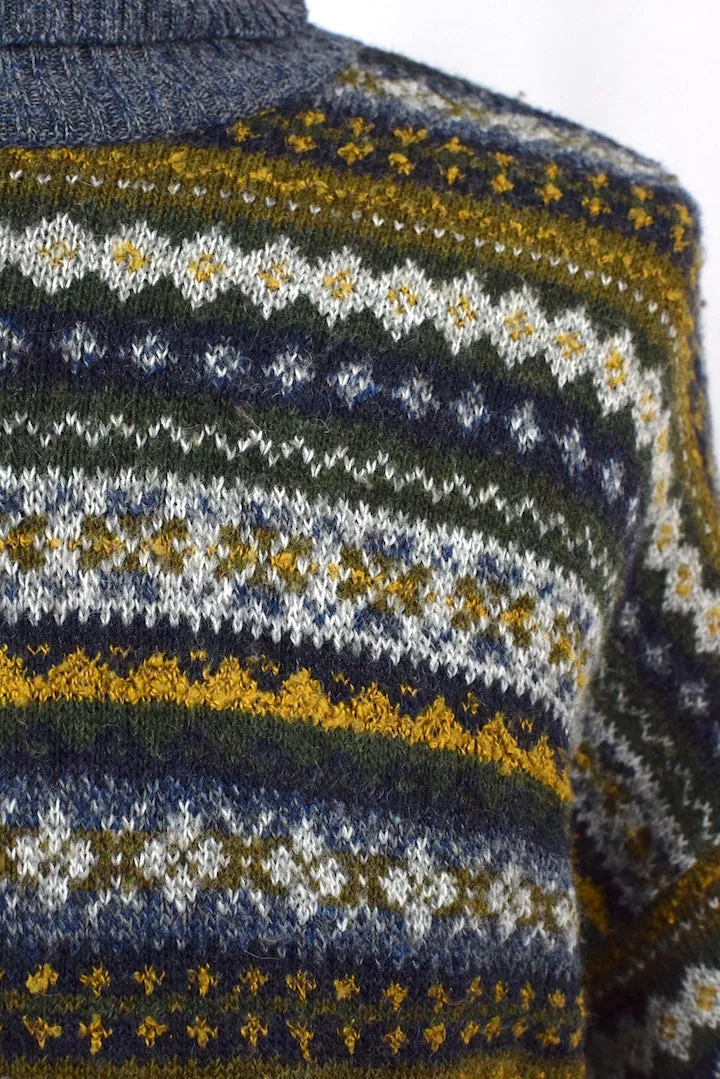 Abstract Pattern Knitted Jumper