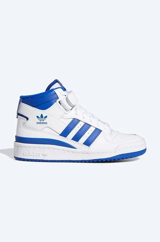 adidas Originals leather sneakers Forum Mid J white color