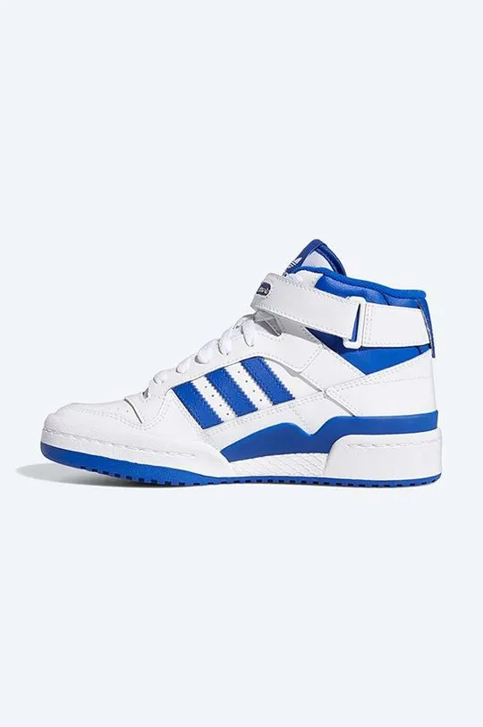 adidas Originals leather sneakers Forum Mid J white color