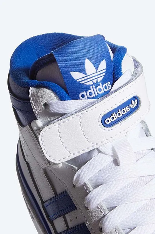 adidas Originals leather sneakers Forum Mid J white color