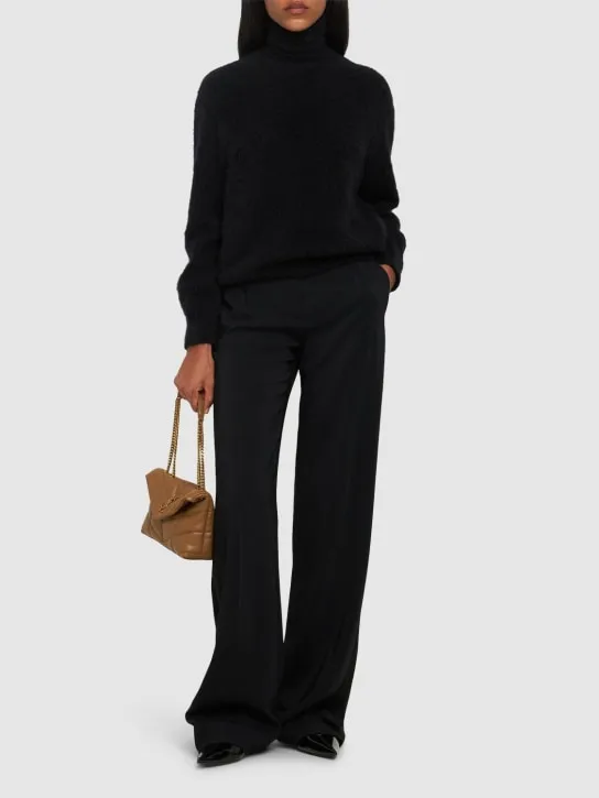 Alberta Ferretti   Mohair blend turtleneck sweater 