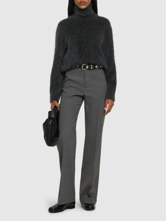 Alberta Ferretti   Mohair blend turtleneck sweater 