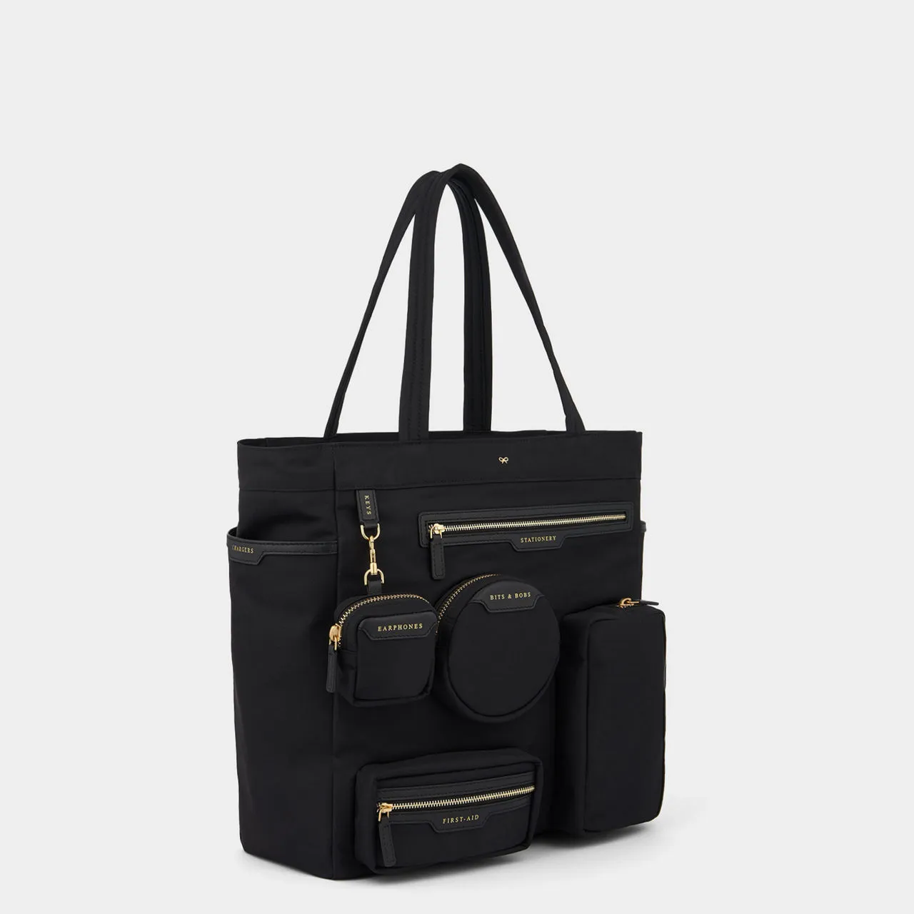 ANYA HINDMARCH LABELLED COLLECTION Commuter Tote Bag - Black