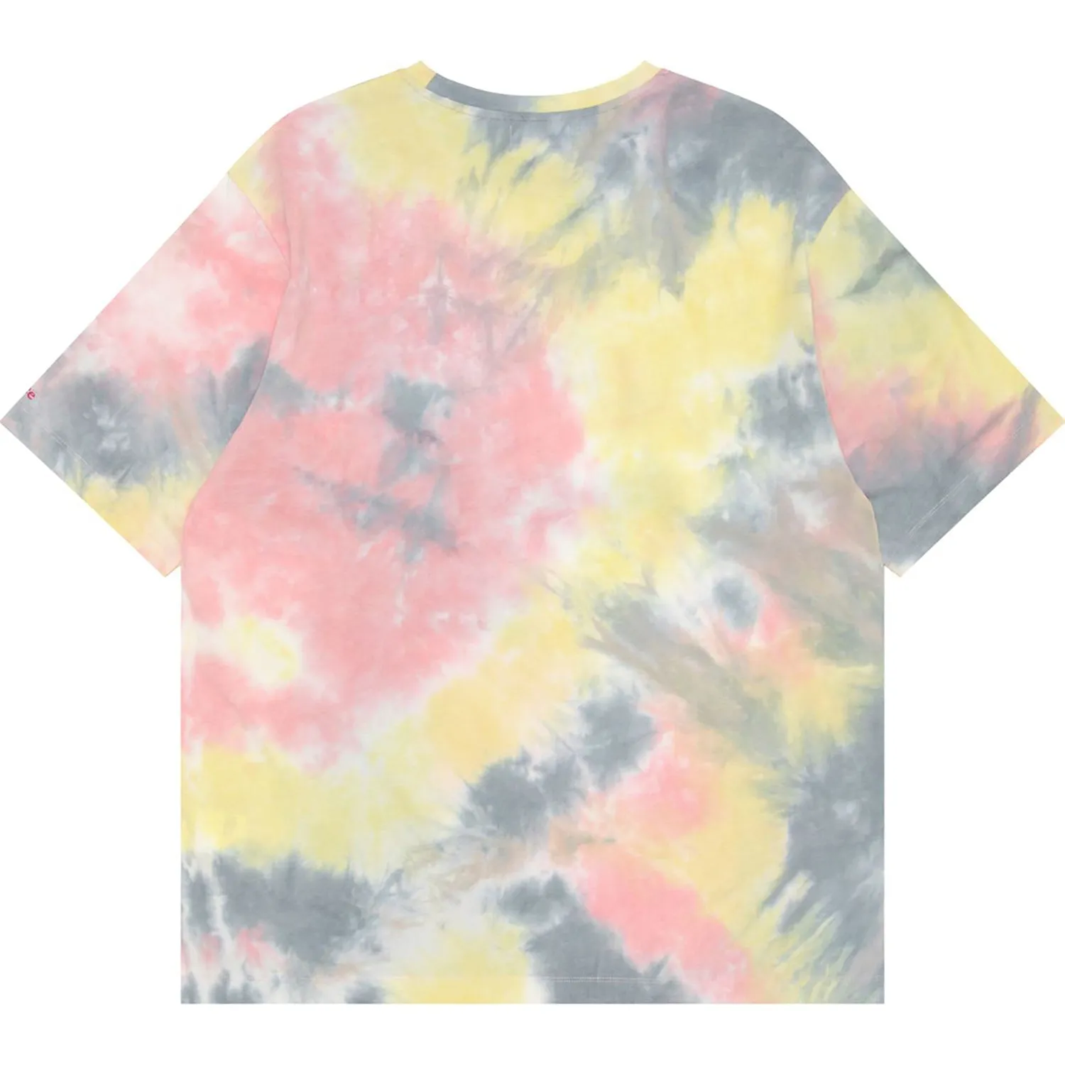 APEE TIE DYE GRAPHIC SLIT TUNIC TEE LADIES