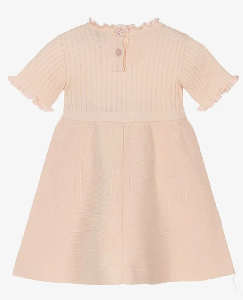 Armani Junior Baby Girl's SS Ribbed Knit Dress