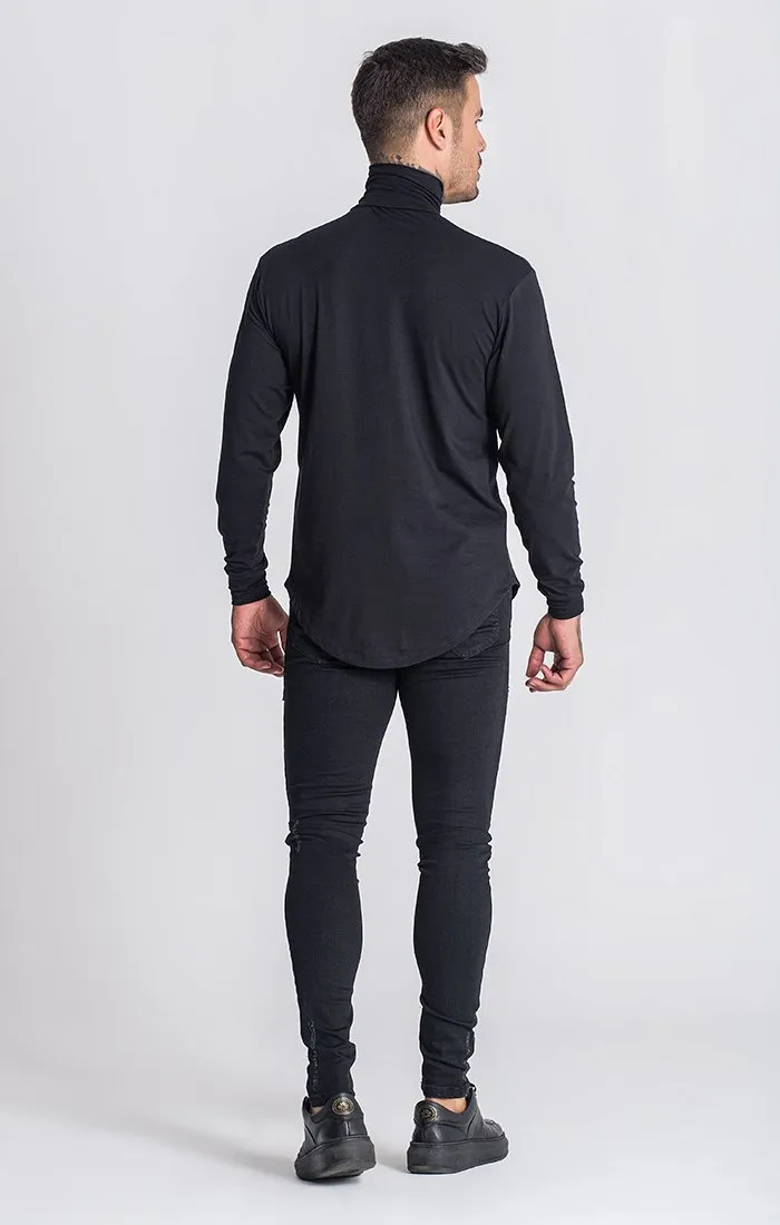 Black Tiger Turtleneck