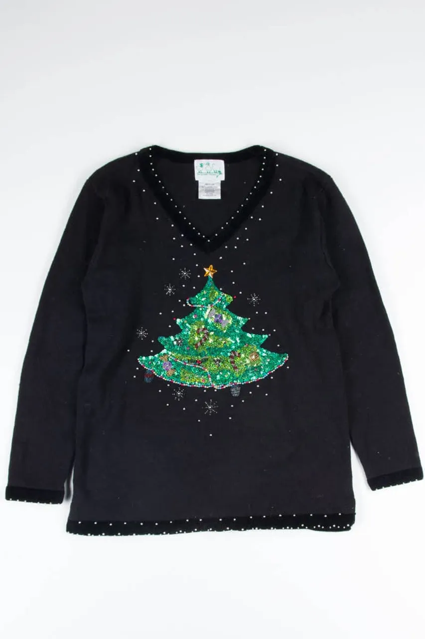 Black Ugly Christmas Pullover 52381