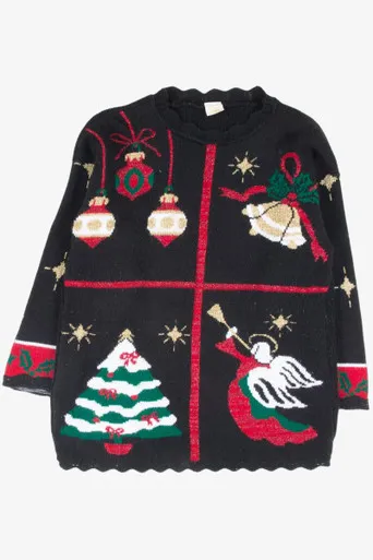 Black Ugly Christmas Pullover 52654