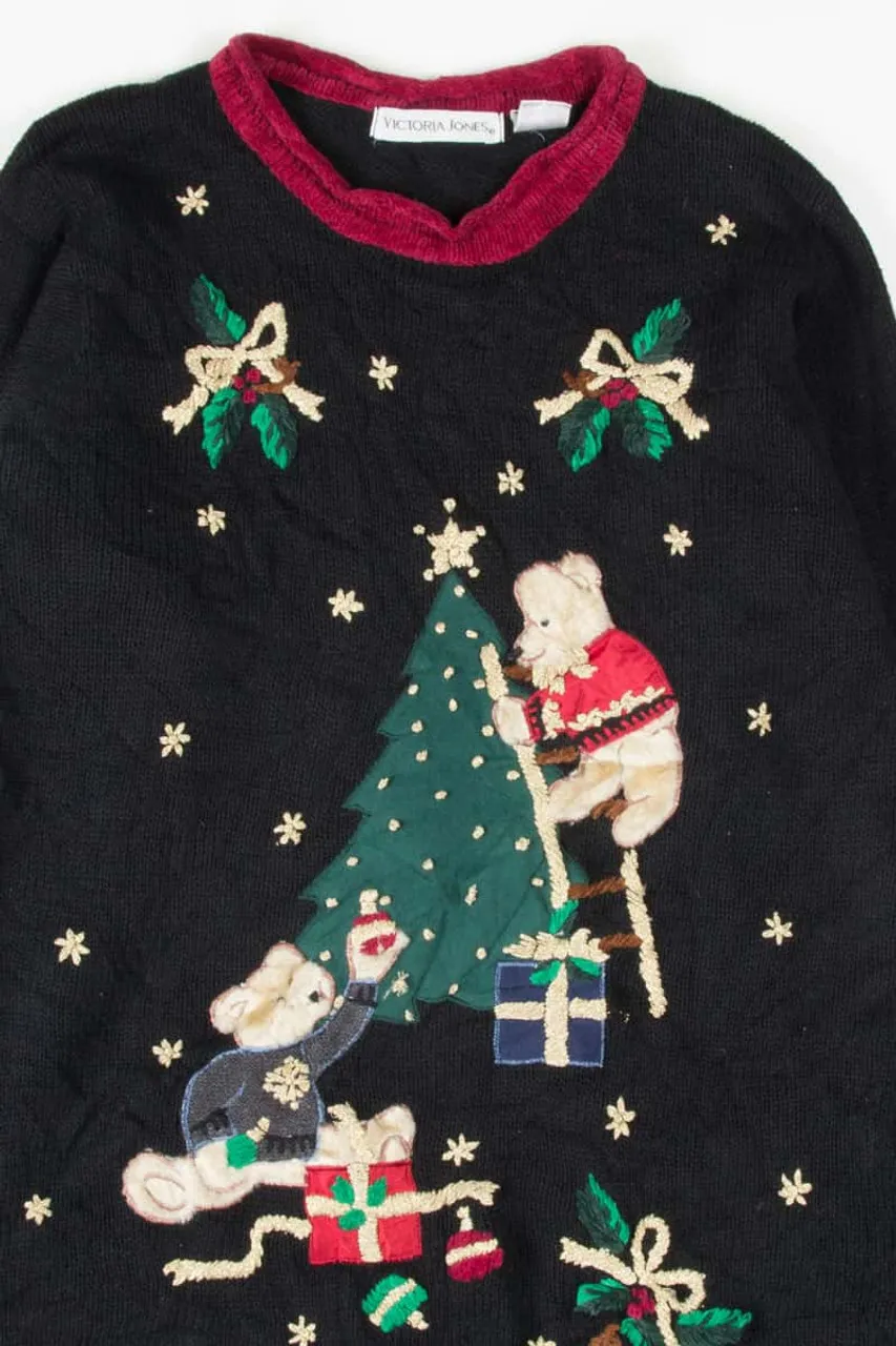 Black Ugly Christmas Pullover 53475