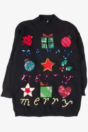 Black Ugly Christmas Pullover 53530