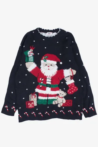 Black Ugly Christmas Pullover 55134