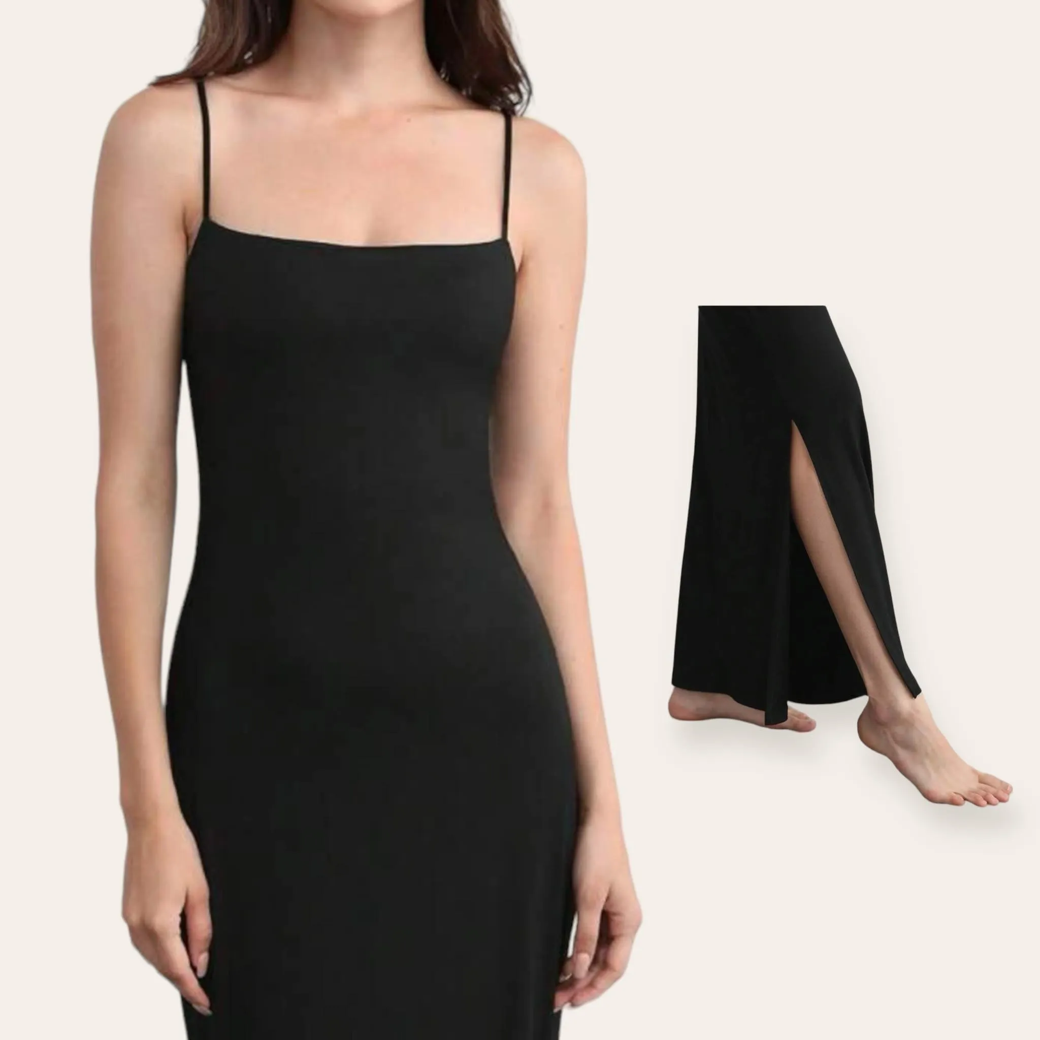 BLK Knit Stretch Maxi Lounge Dress