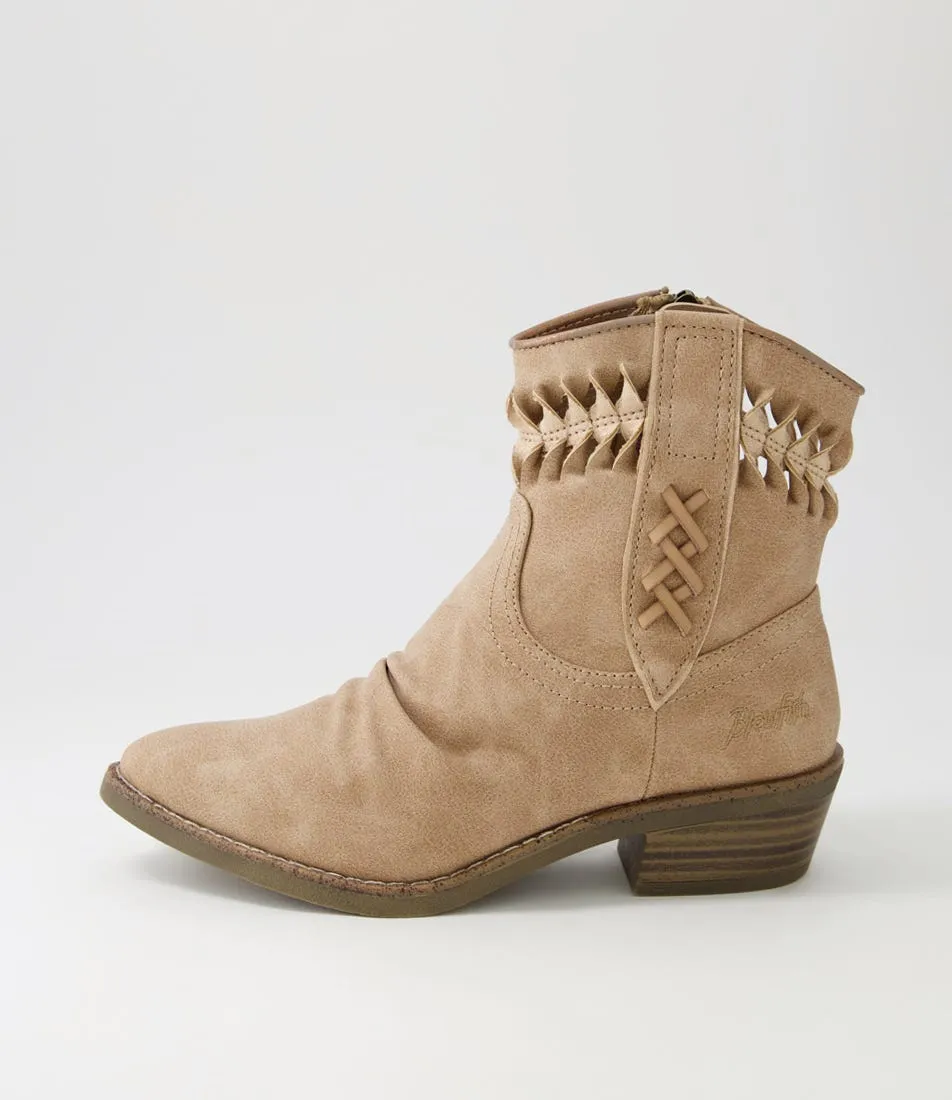 BLOWFISH Sygns Cashew Ankle Boots