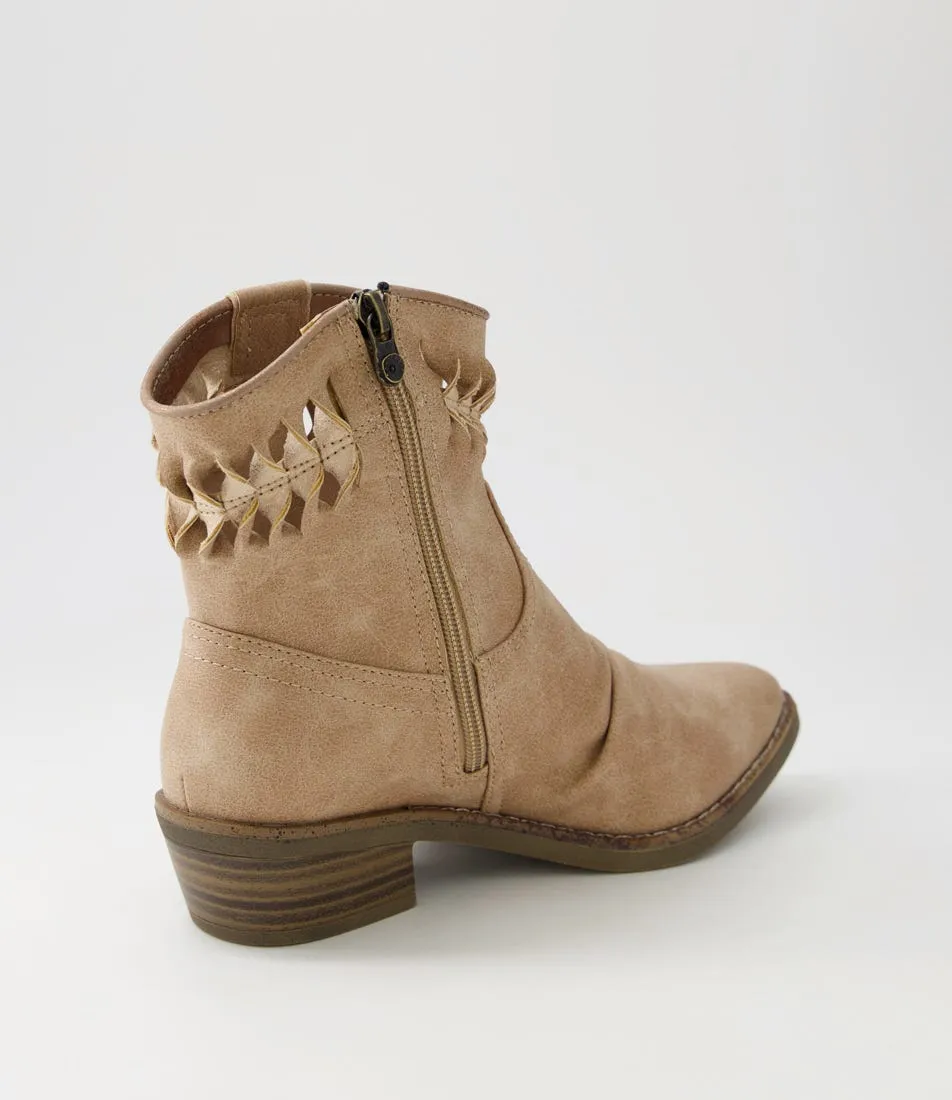 BLOWFISH Sygns Cashew Ankle Boots