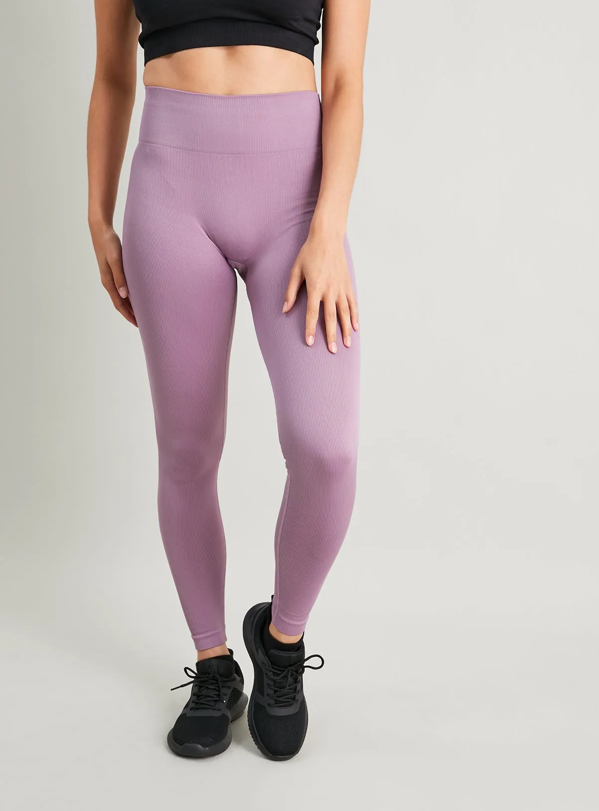 Buy Active Heather Pink Seamfree Leggings L | Leggings | Tu