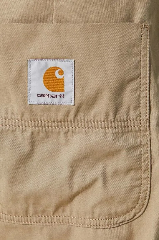 Carhartt WIP cotton trousers Abbott Pant beige color I033126.8Y02