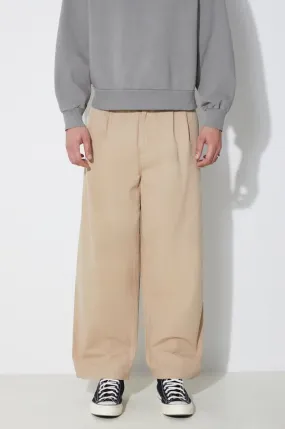 Carhartt WIP cotton trousers Colston Pant beige color I031514.G1GD