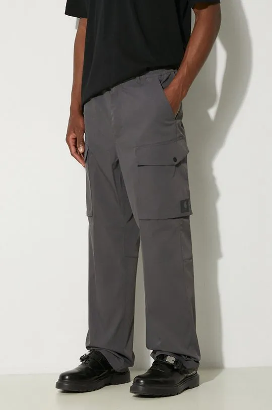 Carhartt WIP trousers Balto Pant men's gray color I033616.87XX