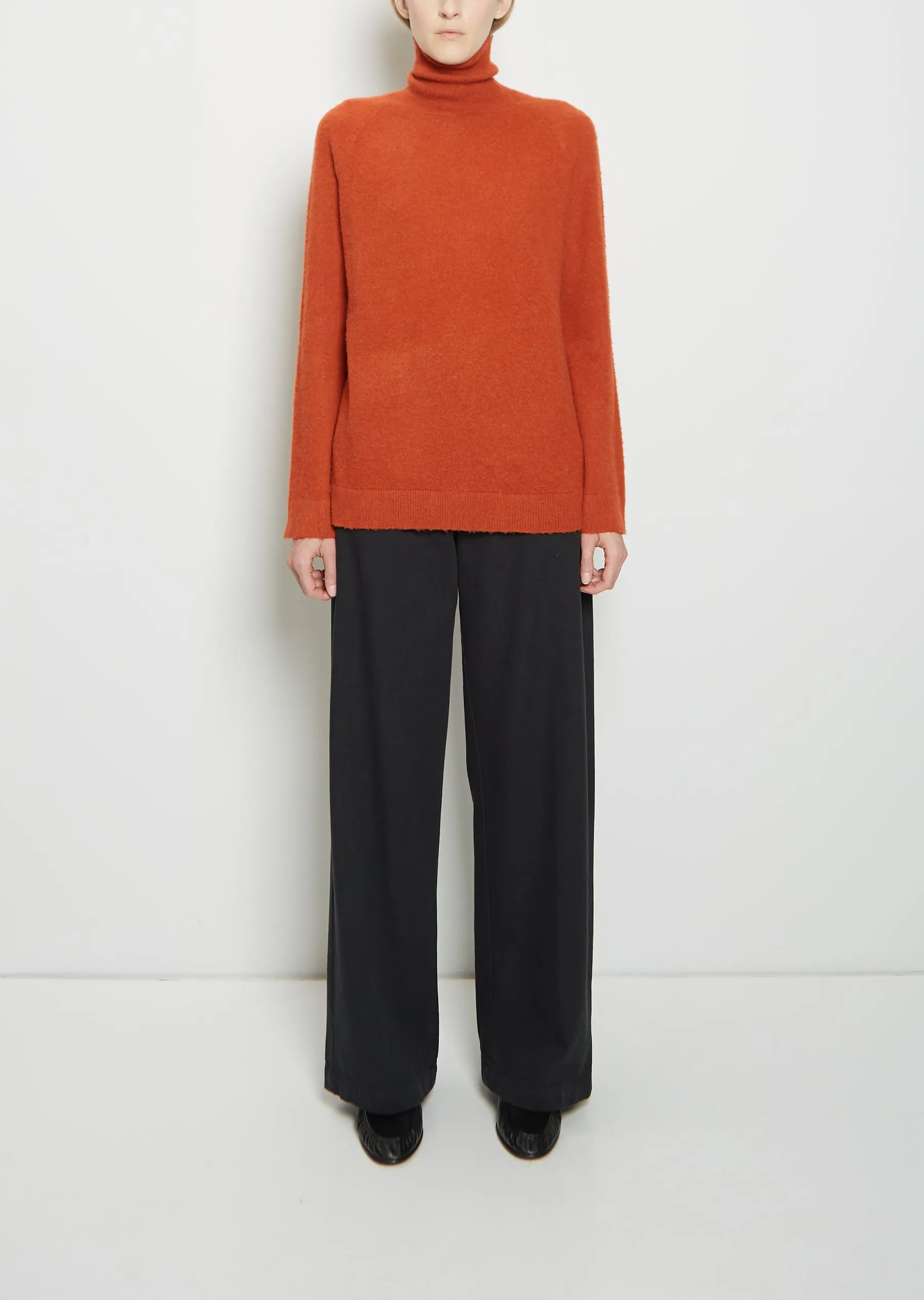 Cashmere Alisia Turtleneck — Russet