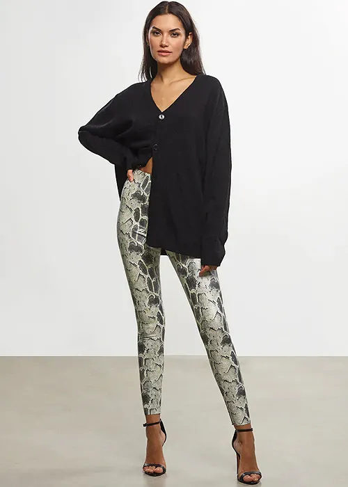 Commando Faux Leather Python Leggings ()