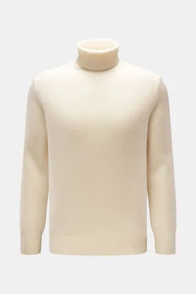 CRUCIANI turtleneck jumper cream