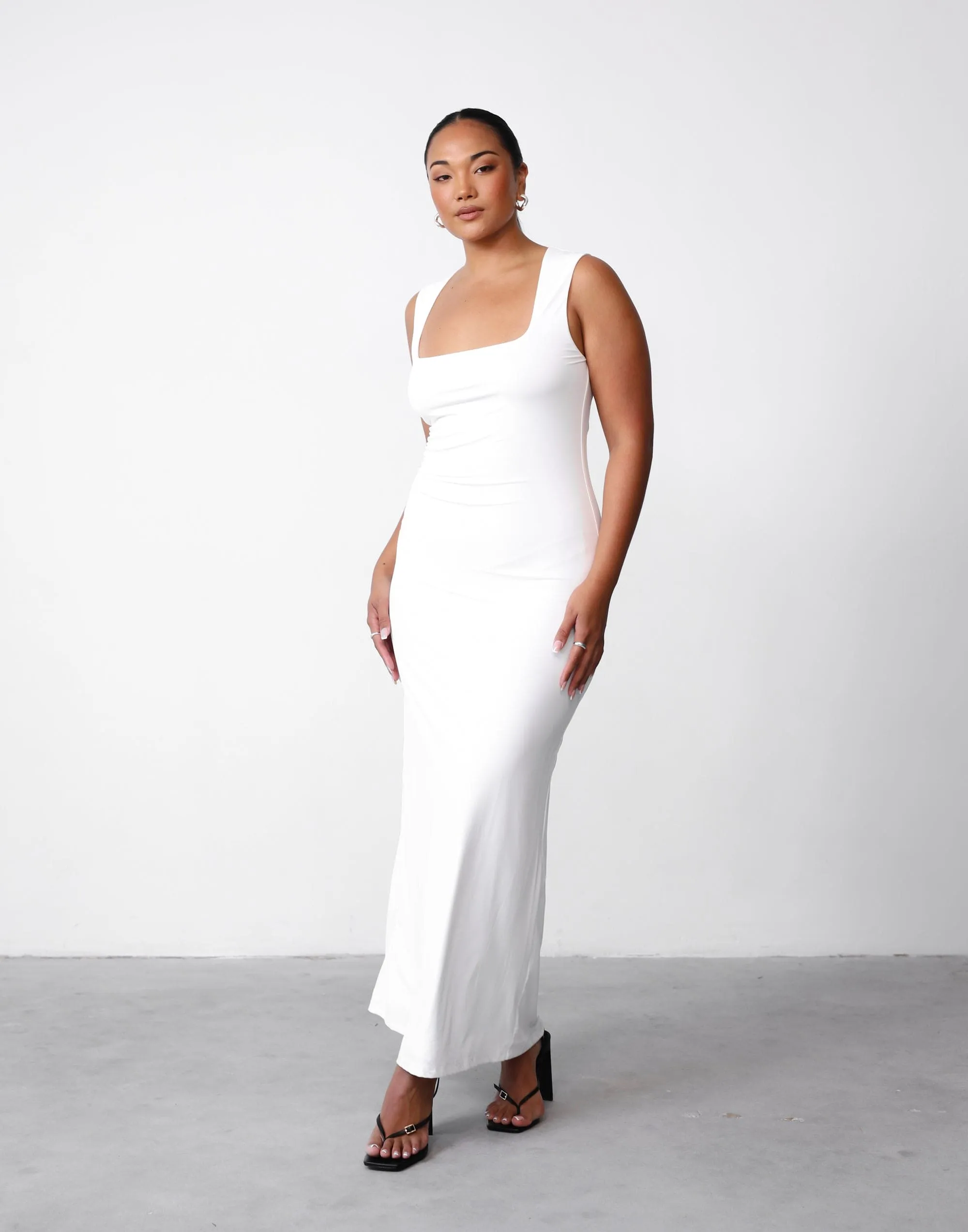 Dekota Maxi Dress (White)