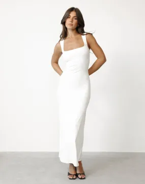 Dekota Maxi Dress (White)