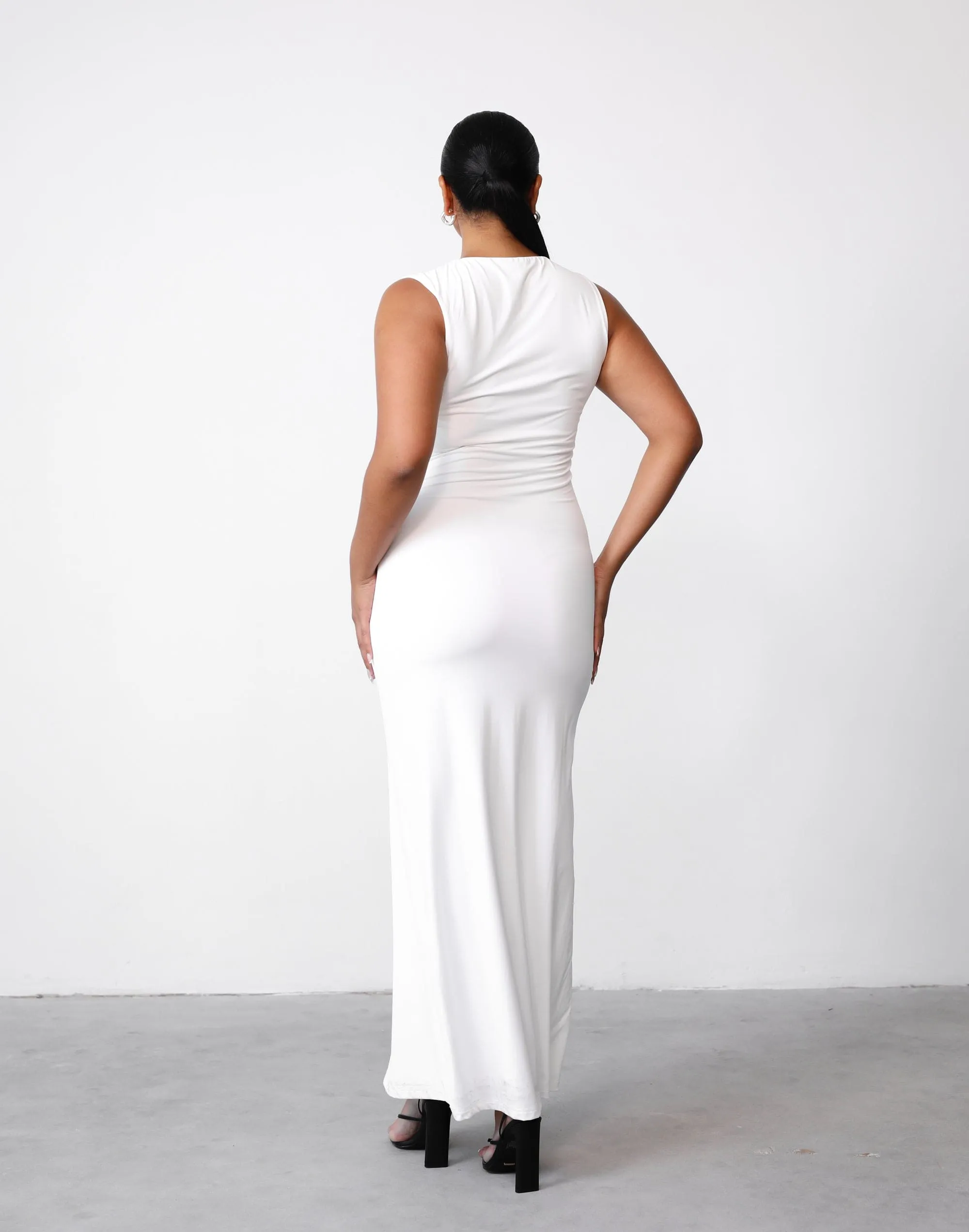 Dekota Maxi Dress (White)