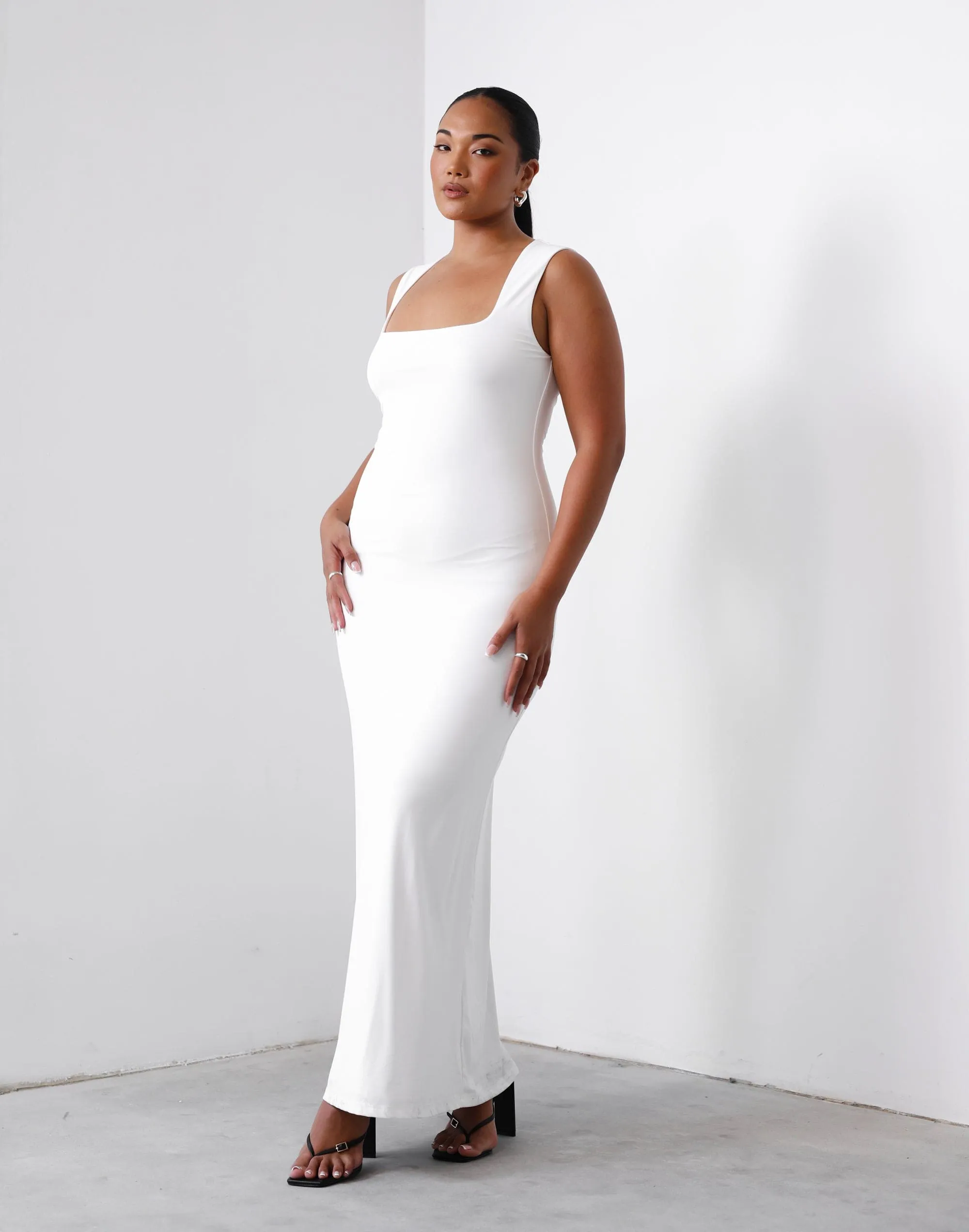 Dekota Maxi Dress (White)