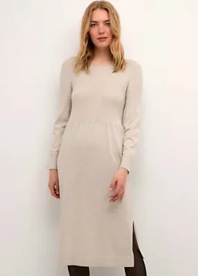 Dela Below Knee Length Knit Dress by Cream | Look Again