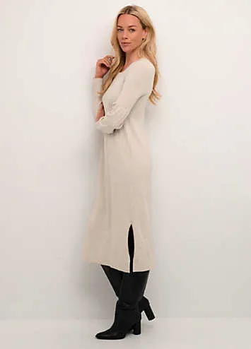 Dela Below Knee Length Knit Dress by Cream | Look Again