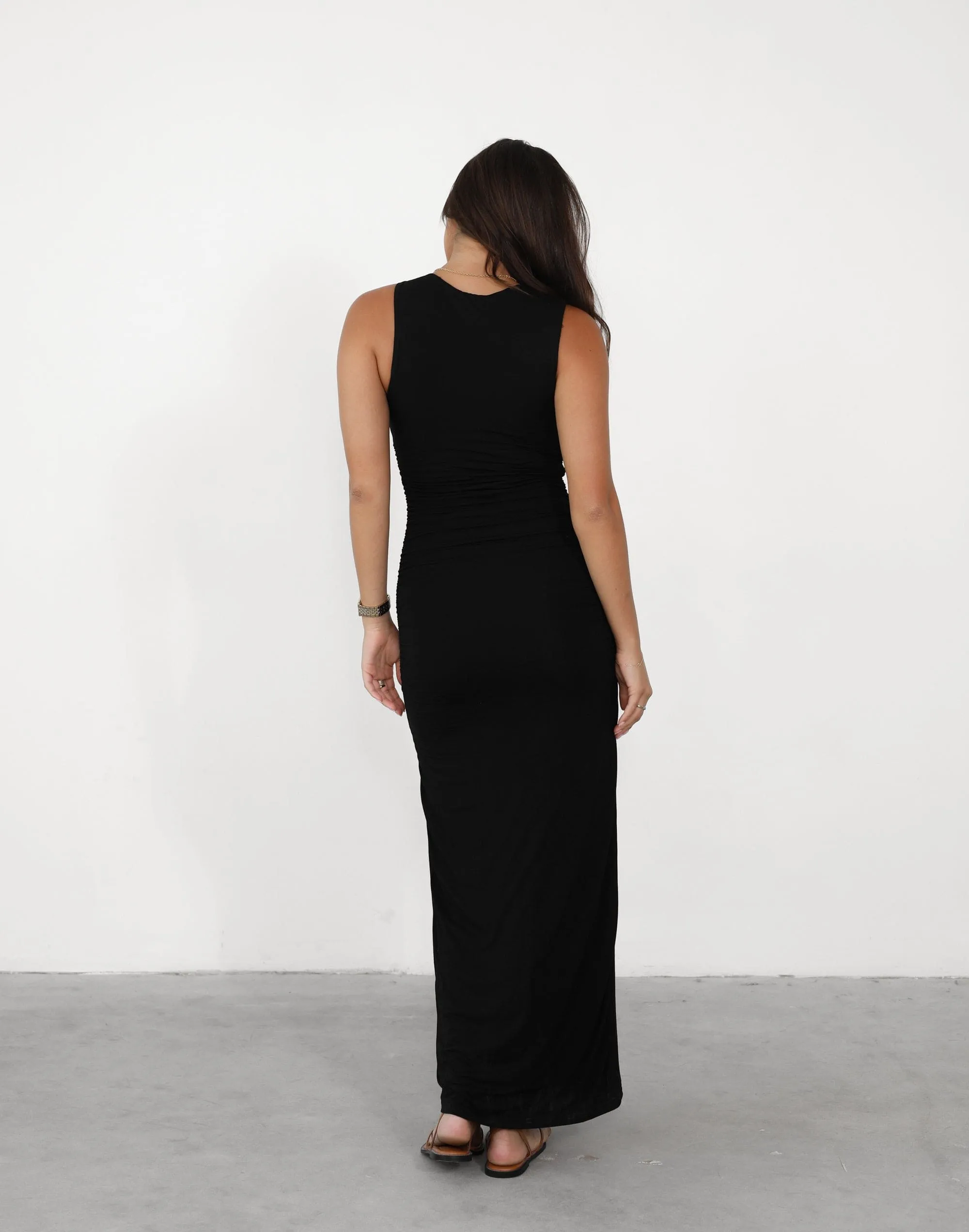 Delphine Maxi Dress (Black)