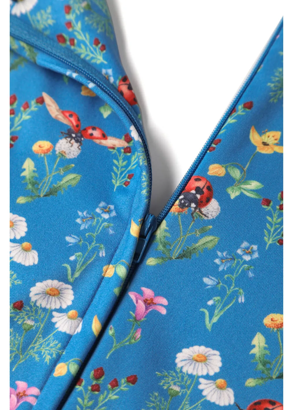 Dolly & Dotty Donna Garden Ladybug 40's Dress Blue