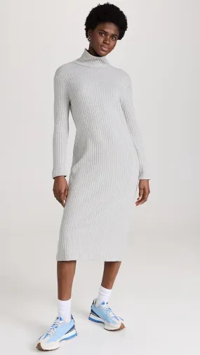 DONNI.   Sweater Rib Turtleneck Dress 