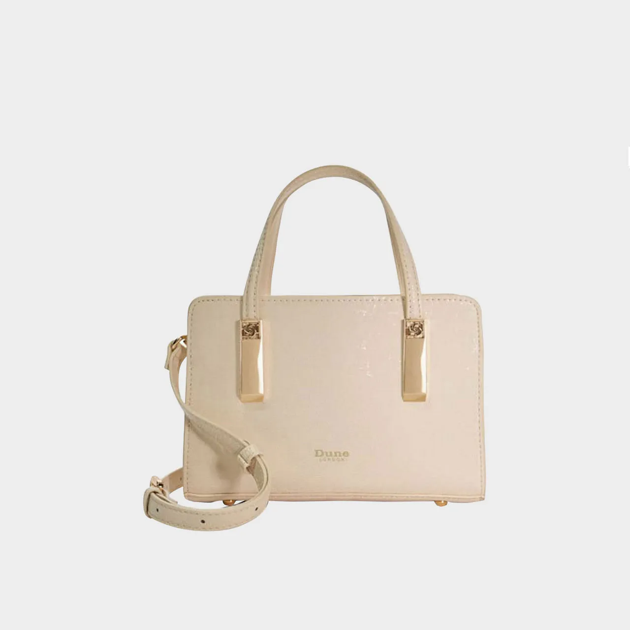 DUNE LONDON Dinkydenbeigh Small Tote Bag - Ecru