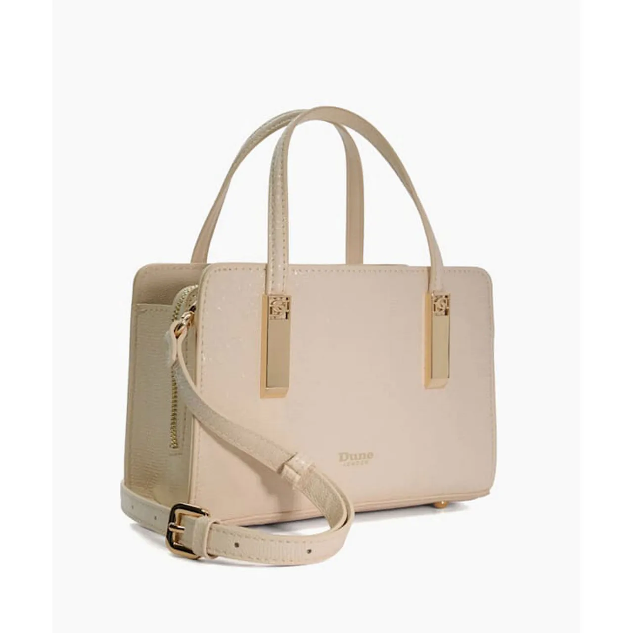 DUNE LONDON Dinkydenbeigh Small Tote Bag - Ecru