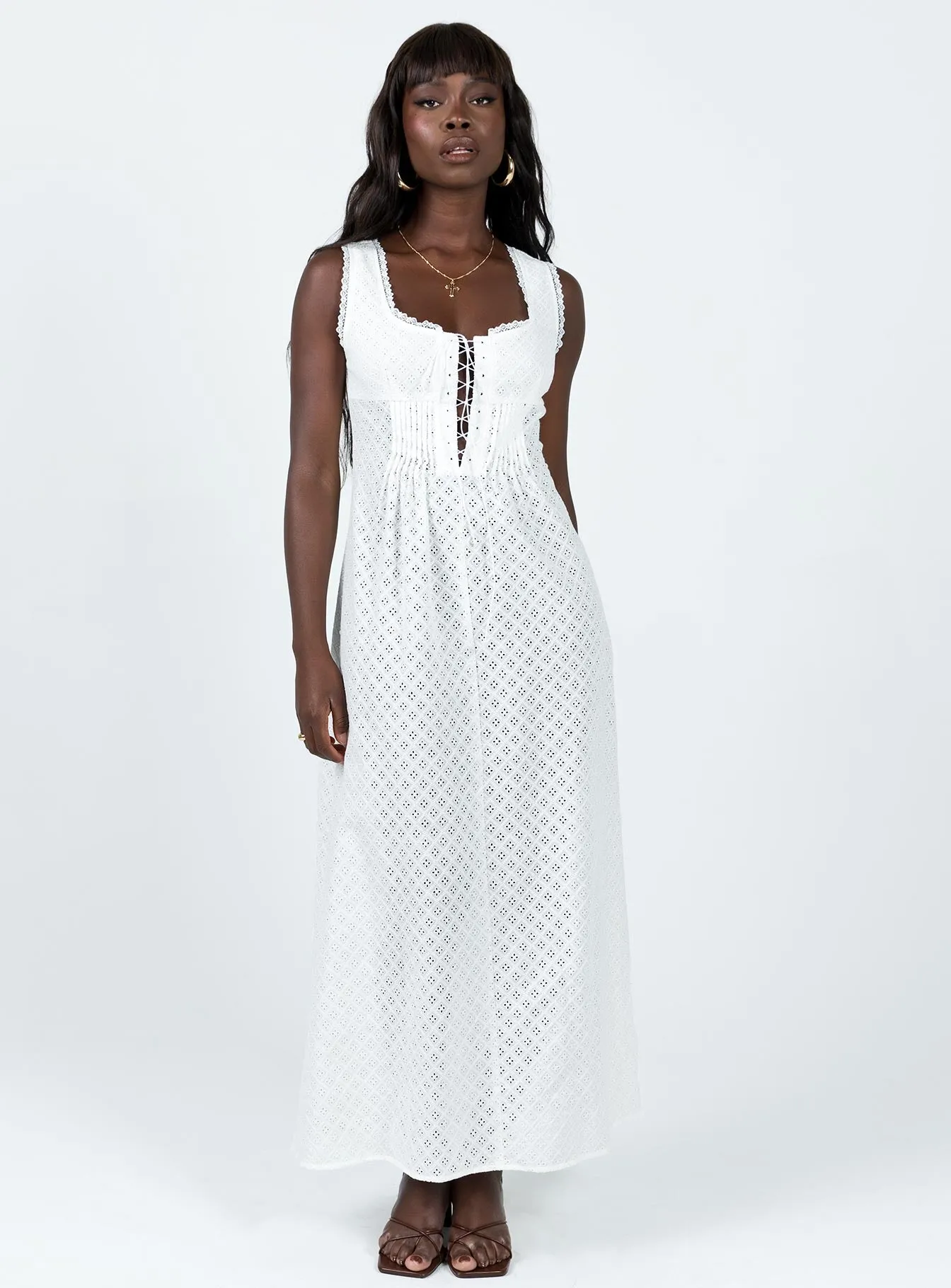 Eason Maxi Dress White