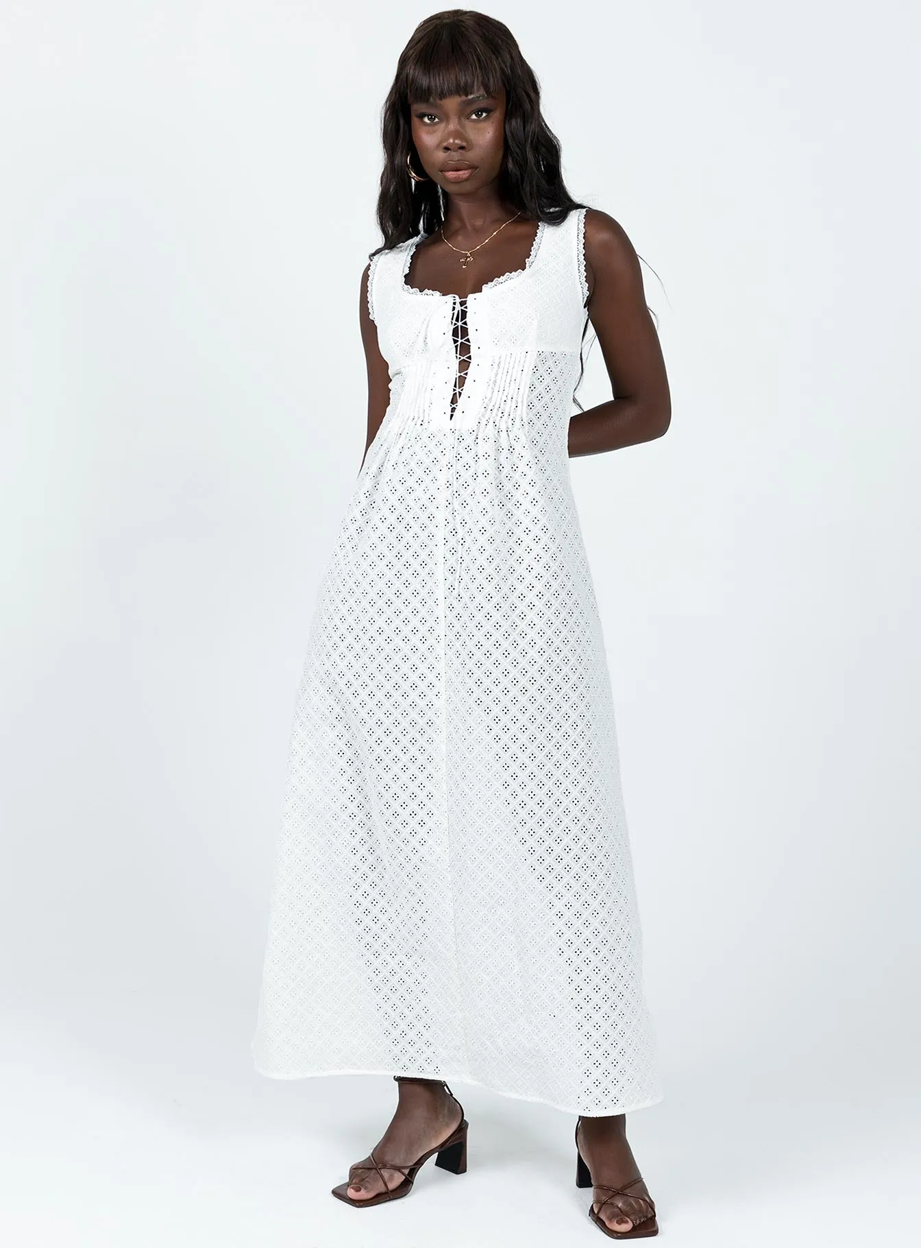 Eason Maxi Dress White