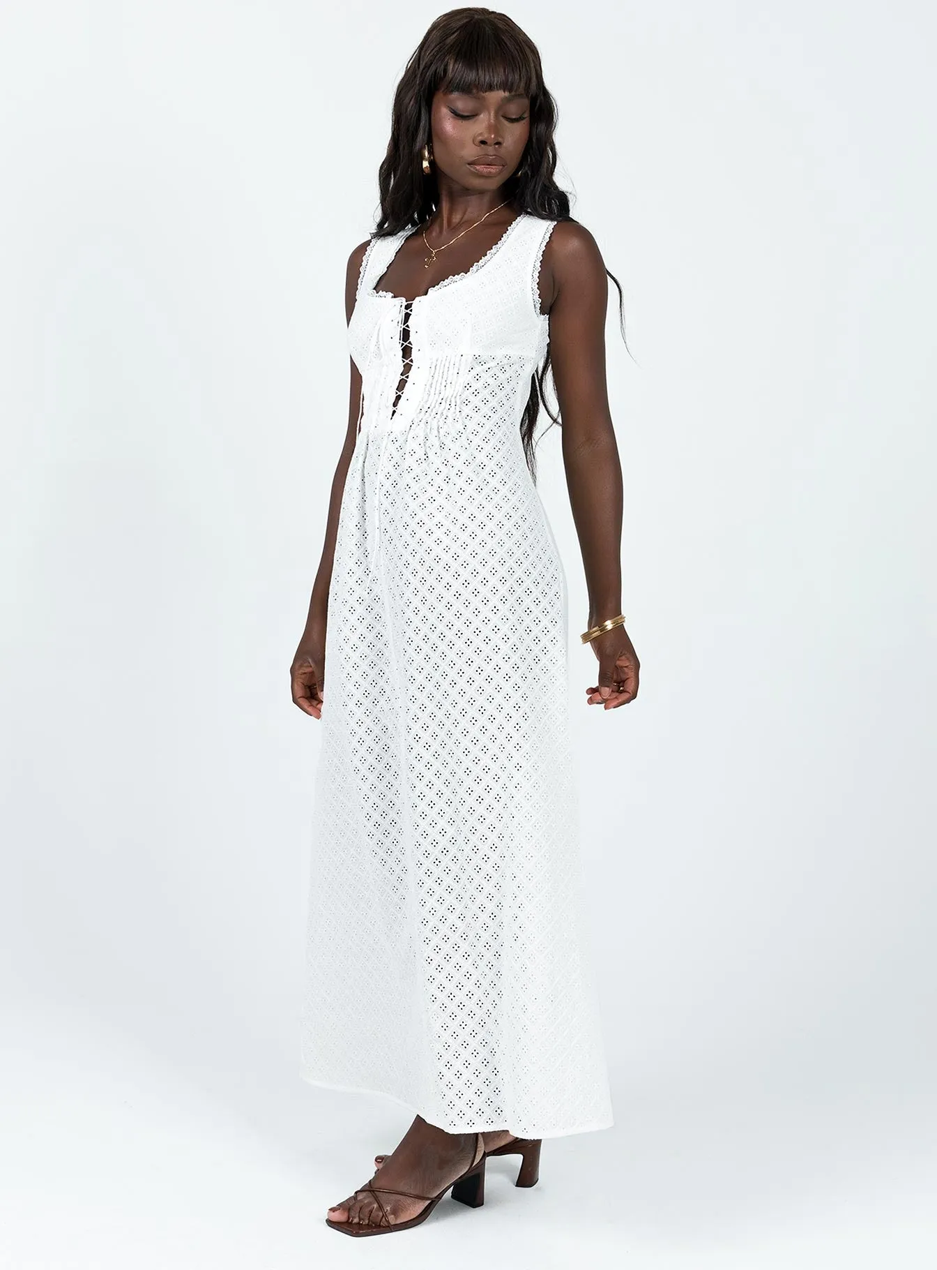 Eason Maxi Dress White