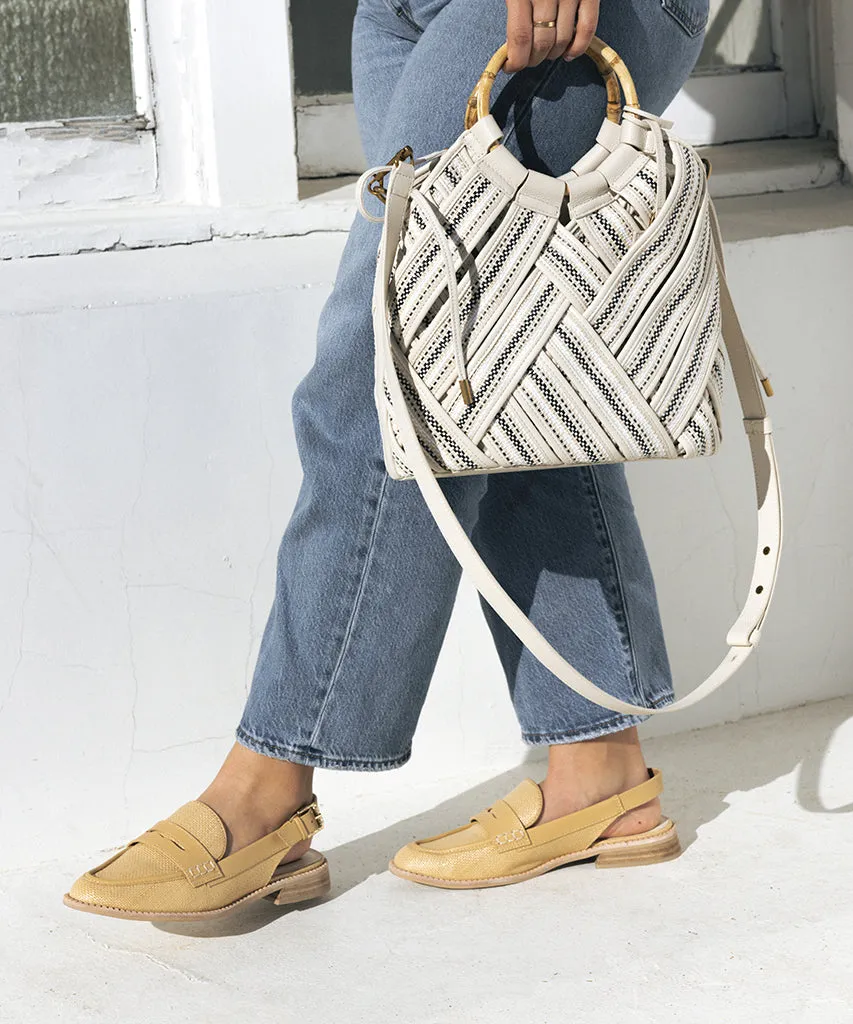 ELSIE HANDBAG IVORY WOVEN