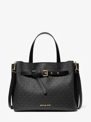 Emilia Large Logo Satchel