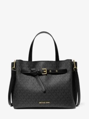 Emilia Large Logo Satchel