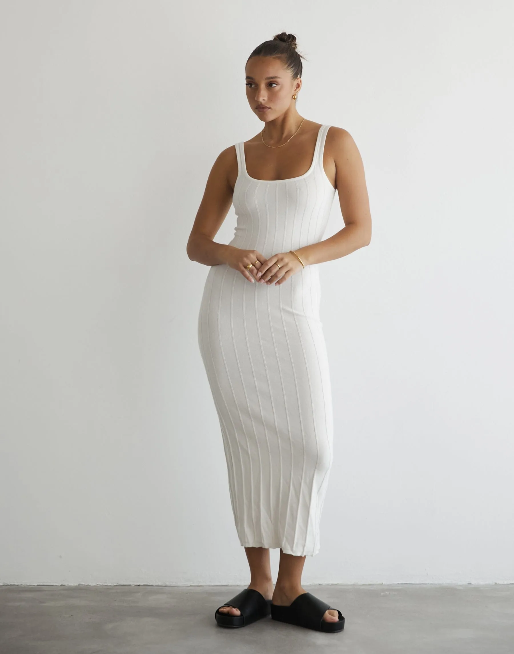 Ephemeral Maxi Dress (Cream)