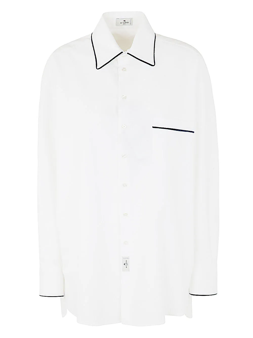 Etro Logo Patch Long-Sleeved Shirt