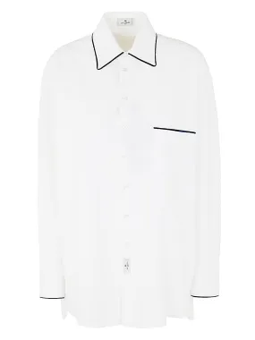 Etro Logo Patch Long-Sleeved Shirt