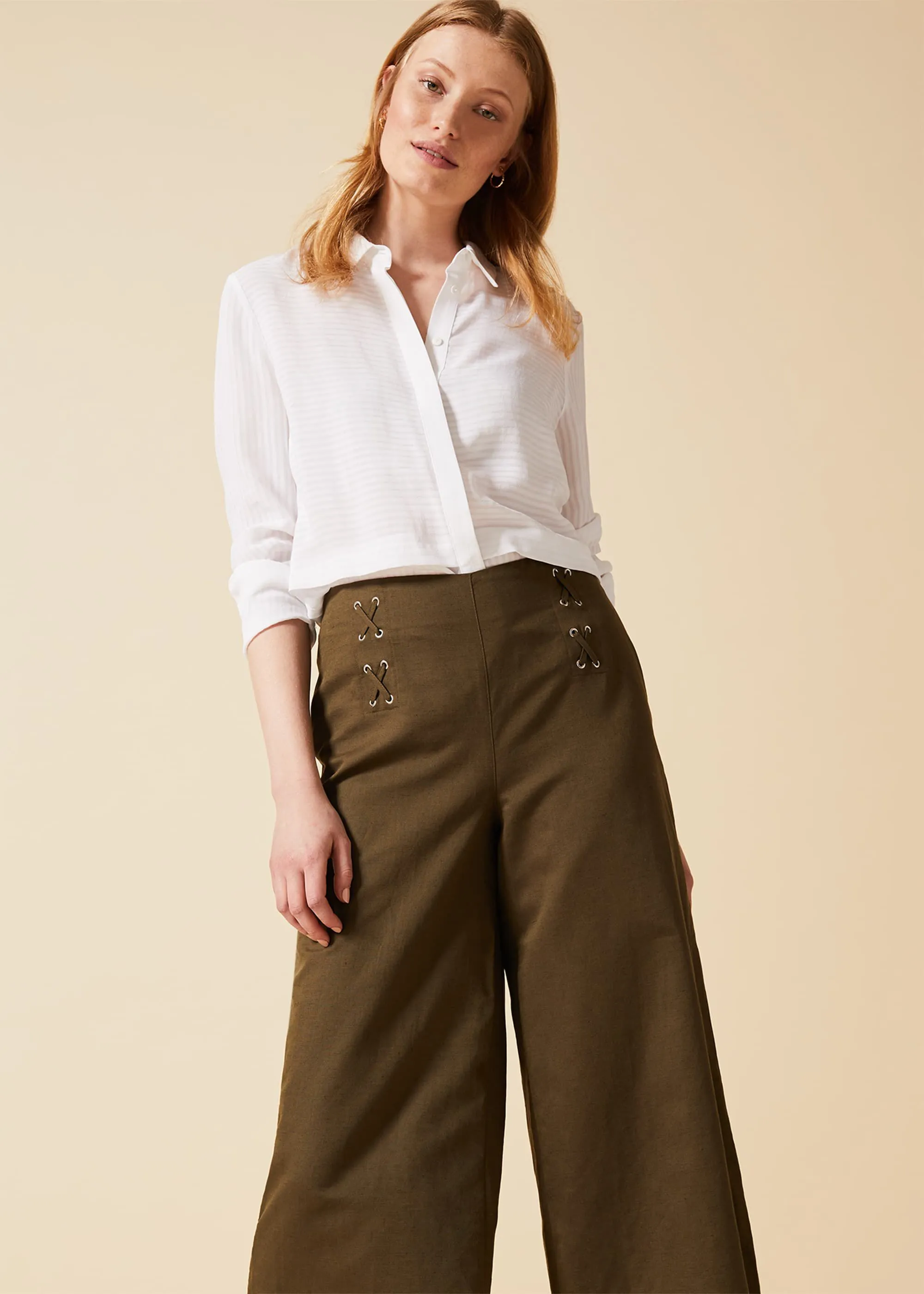 Eyelet Culottes