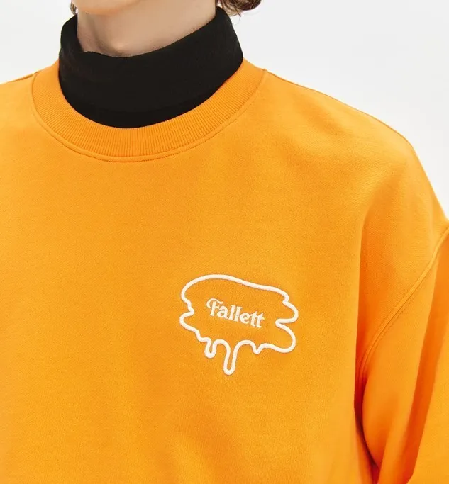 Fallett  |Unisex Street Style Long Sleeves Cotton Logo Sweatshirts