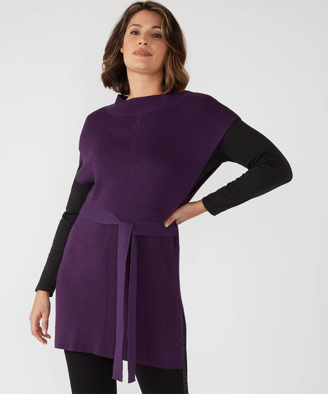 First Avenue Belted Tunic Jumper